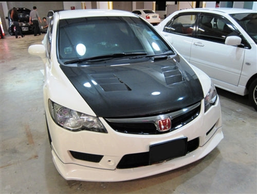 MUGEN STYLE CARBON HOOD FD