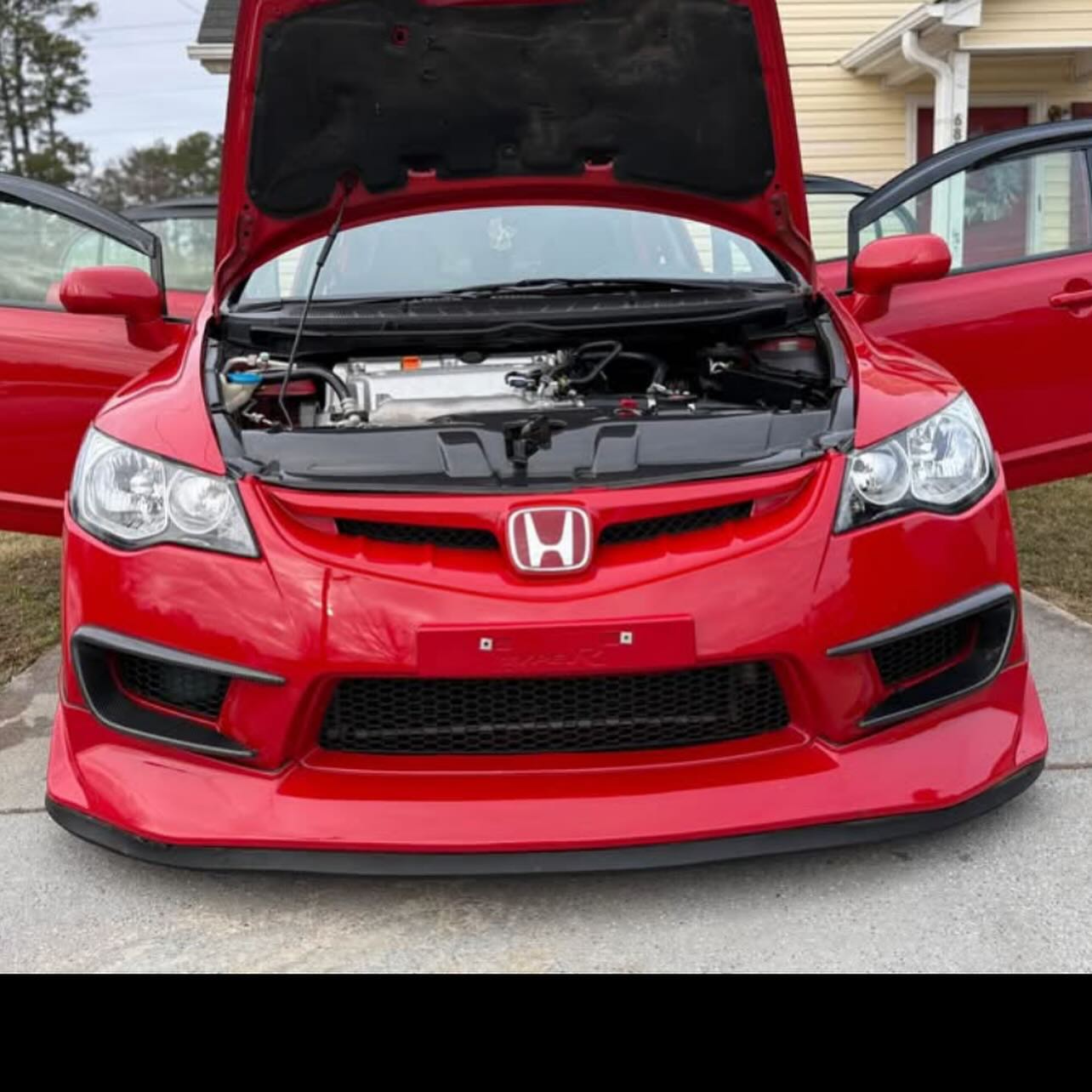 J'S RACING STYLE BUMPER AIR DUCTS FD2