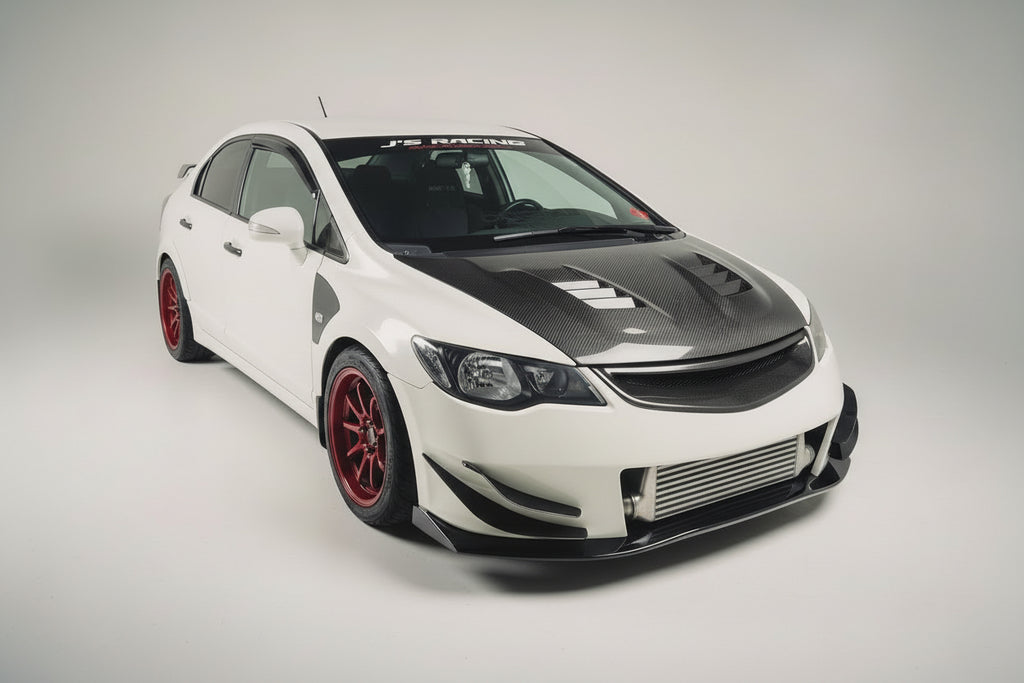 J'S RACING STYLE CARBON HOOD FD