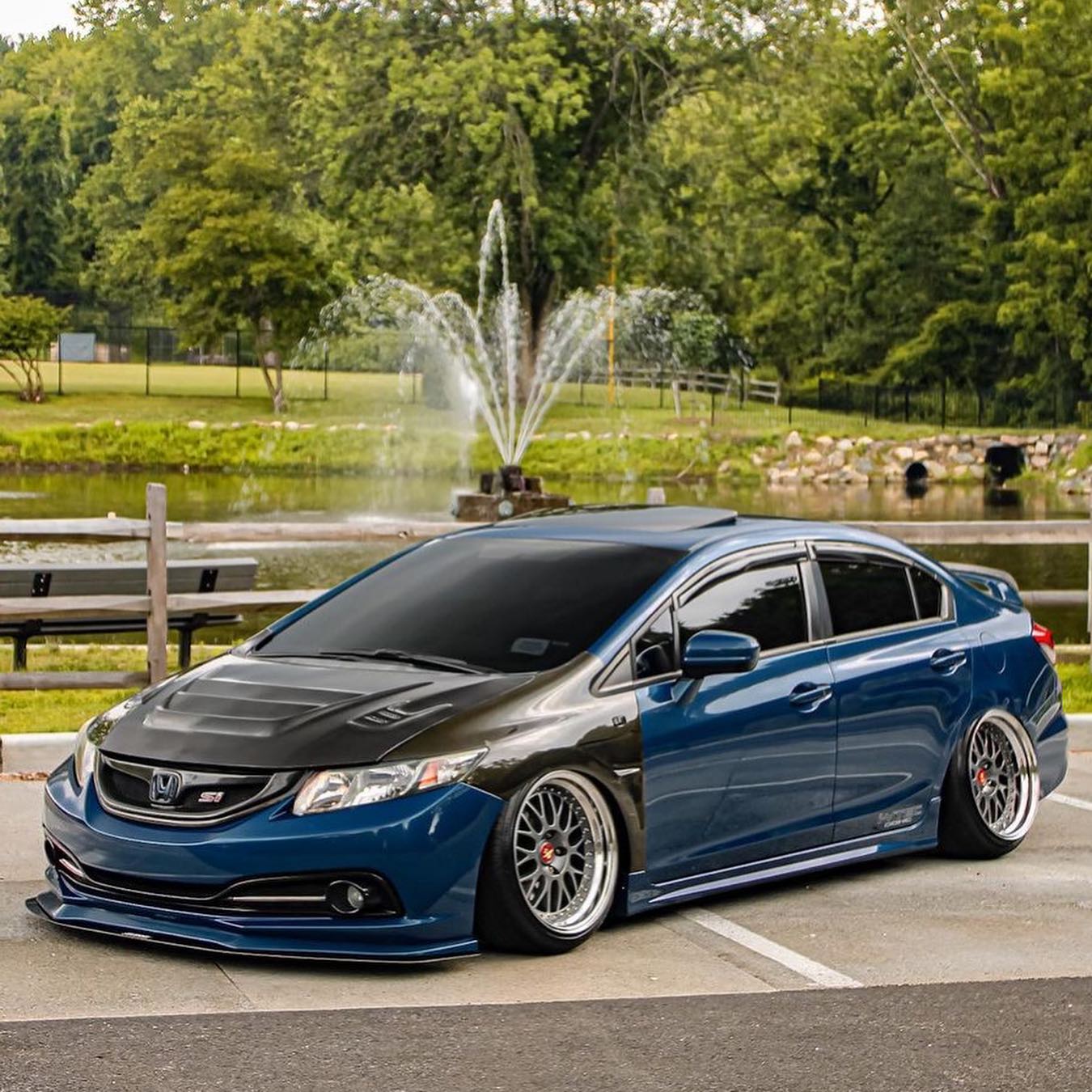 VENTED CARBON HOOD FB/FG