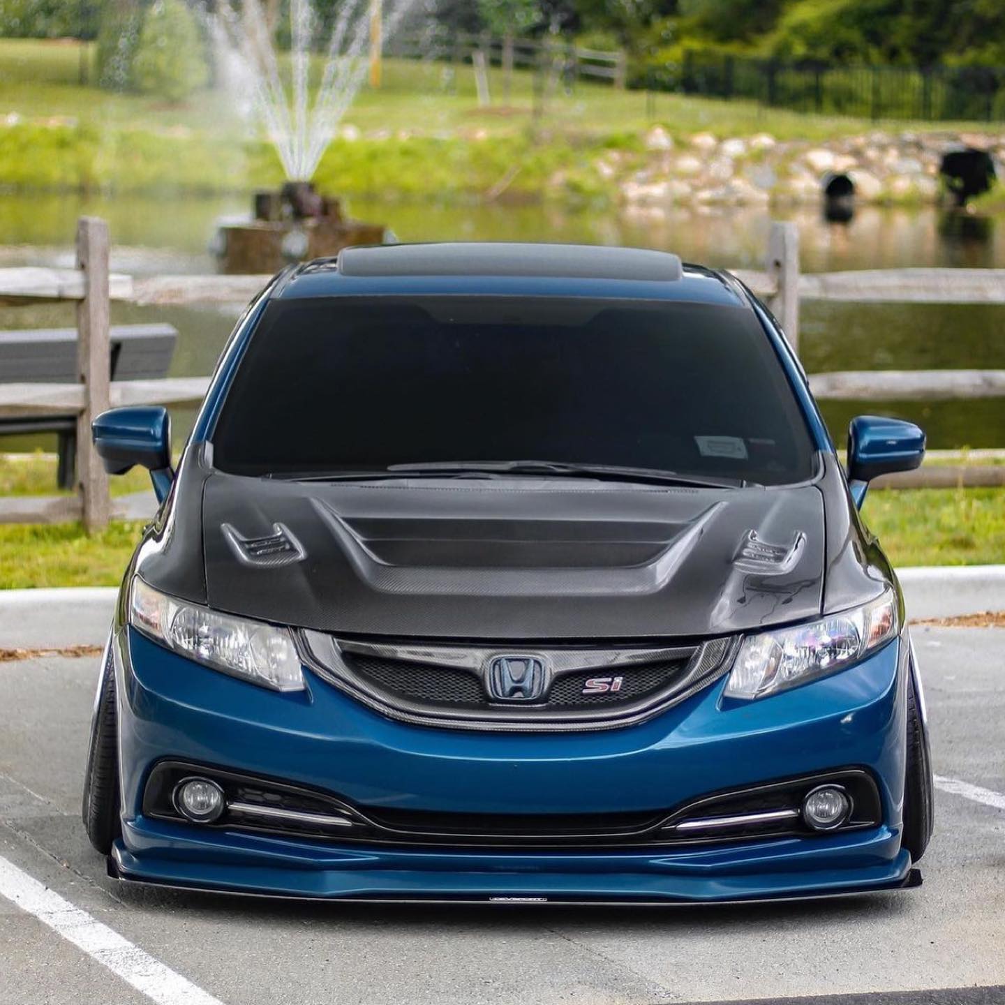 VENTED CARBON HOOD FB/FG