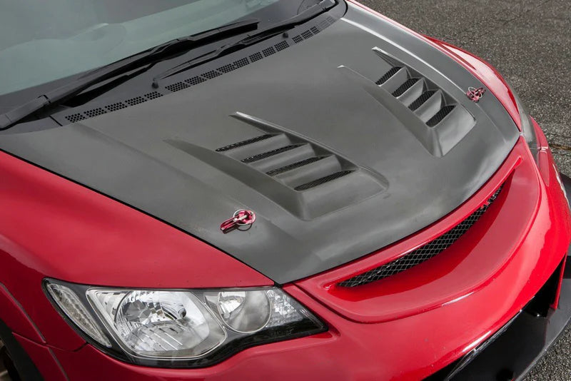 J'S RACING STYLE CARBON HOOD FD