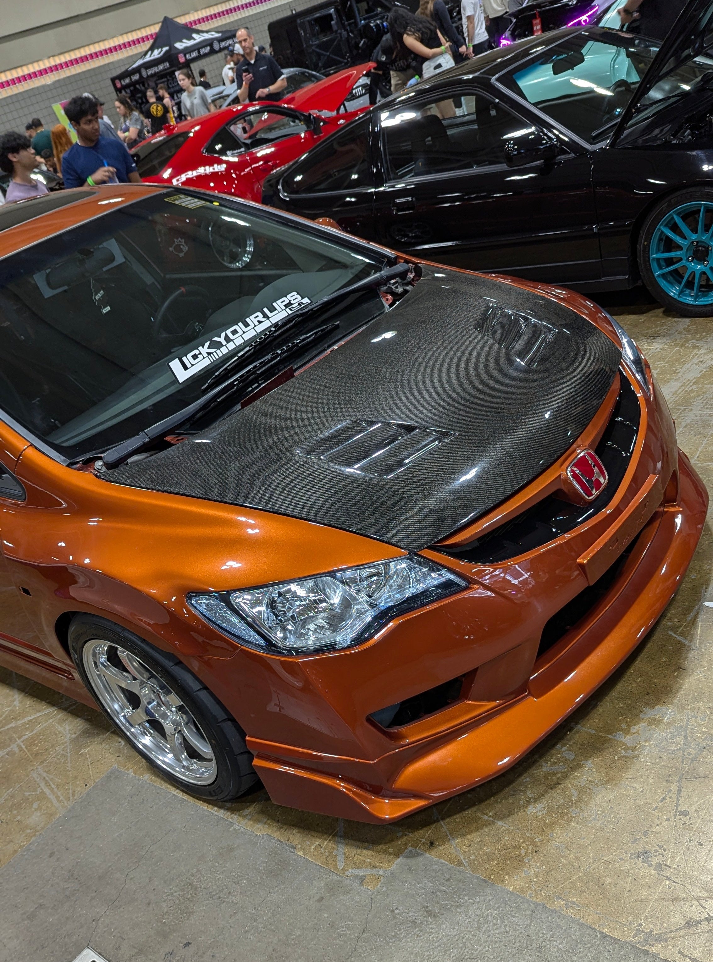 MUGEN STYLE CARBON HOOD FD