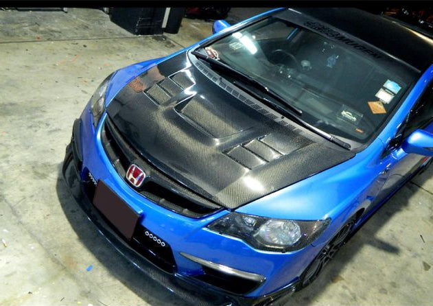 INGS STYLE CARBON HOOD FD